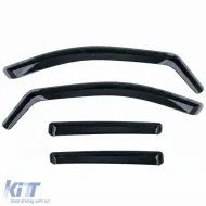 Windabweiser Regenabweiser 4-teilig schwarz, geeignet für Mercedes ML W164 2005-2011-image-6259210