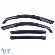 Windabweiser Regenabweiser 4-teilig Schwarz geeignet für Ford Ranger T8 2019-2022-image-6259263