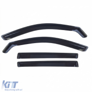 Windabweiser Regenabweiser 4-teilig Schwarz geeignet für Ford Ranger T8 2019-2022-image-6259264