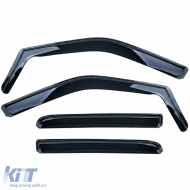 Windabweiser Regenabweiser 4-teilig Schwarz geeignet für Ford F150 2014-2020-image-6259270