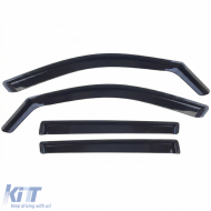 Windabweiser Regenabweiser 4-teiliges Set schwarz getönt geeignet für Skoda Kodiaq 2017-2023-image-6259044