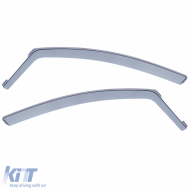 Windabweiser Regenabweiser schwarz rauch geeignet für Opel Corsa D 06-14 E 14-19 5-Türer-image-6203907