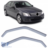 image-31-Windabweiser Regenabweiser schwarz rauch geeignet für Mercedes C-Klasse W204 S204 07-14