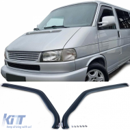 image-0-Windabweiser, Regenabweiser, Windschutz, schwarz rauch für VW T4 Bus Transporter