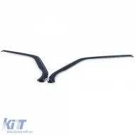 Windabweiser, Regenabweiser, Windschutz, schwarz rauch für VW T4 Bus Transporter-image-6192360