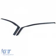 Windabweiser, Regenabweiser, Windschutz, schwarz rauch für VW Caddy 3 04-15-image-6192370