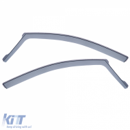 Windabweiser, Regenabweiser, Windschutz, schwarz rauch für VW Touran 1T 03-15-image-6205073