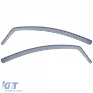 Windabweiser Regenschutz schwarz rauch geeignet für Opel Corsa D 06-14 E 14-19 3-Türer-image-6203899