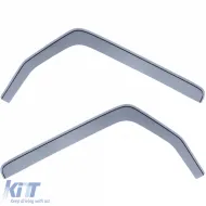 Windabweiser, Regenschutz, schwarzer Rauchschutz, geeignet für Jeep Wrangler JK 07-18-image-6201330
