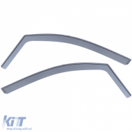 Windabweiser, Regenschutz, Windschutz, schwarz rauchig, geeignet für VW Caddy 3 2K 04-15-image-6193414
