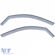 Windabweiser, Regenschutz, Windschutz, schwarz, geeignet für BMW X5 E70 F15 07-18-image-6199251