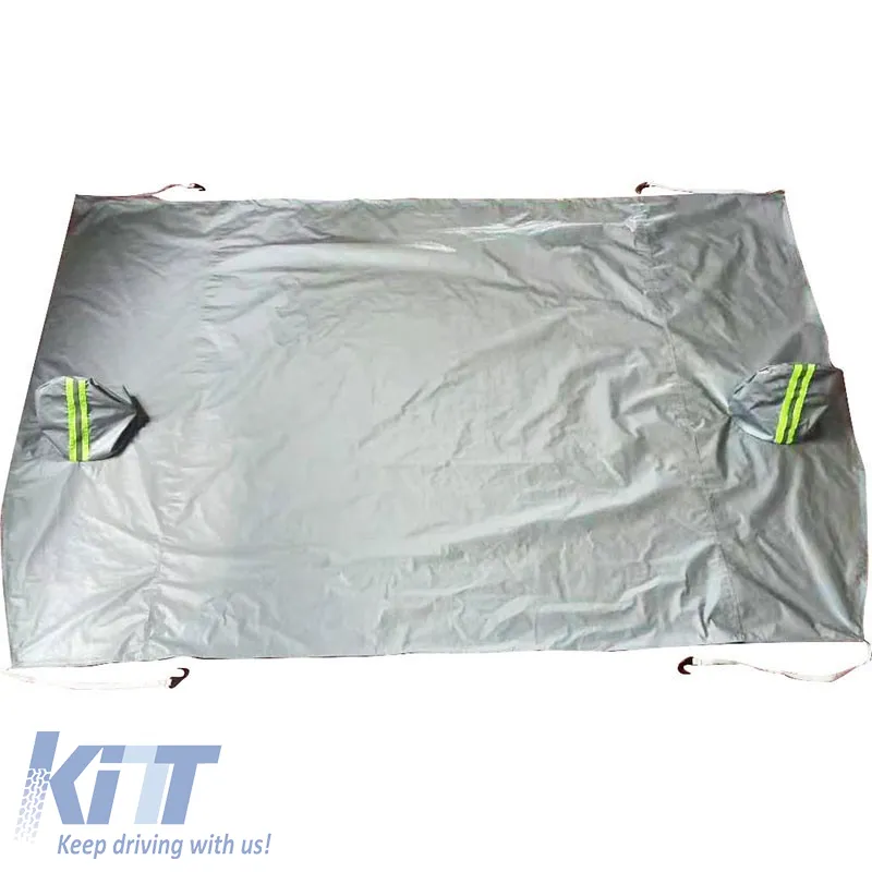 Windscreen & Front Windows Sun Shade Cover With Reflective Stripes On Mirrors 250x170cm 13077