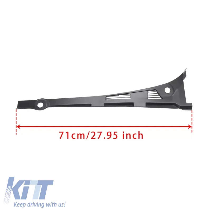 Windshield Wiper Vent Cowl Grille Panel suitable for BMW 3 E36 90-99 Left Piece