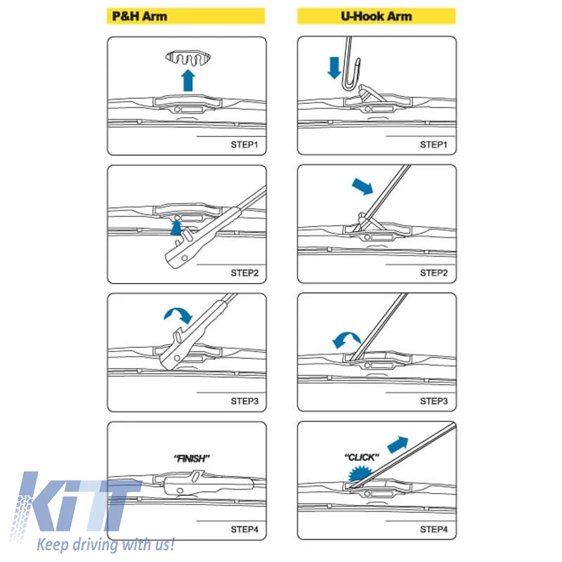 Wiper Blade Feral Hybrid 18" 45cm
