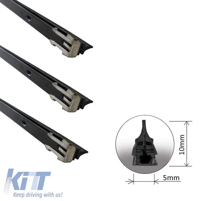 Wiper Blade Rubber Refill Part 60cm with Plastic 1 Piece