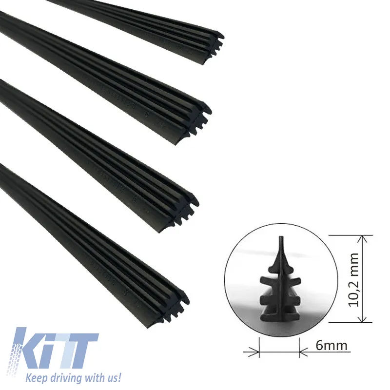 Wiper Blade Rubber Refill Part 70cm Suitable for Silent Tech Piece 1 Piece