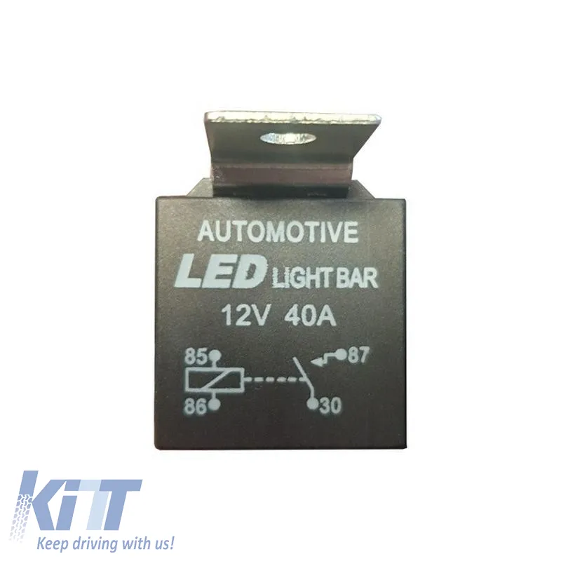 Wiring Kit suitable for Fog Lamps and LED Bars with Relay and Switch 12Volt 40amp