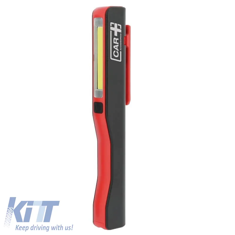 Work Light Red COB Led Mini Flashlight suitable for CAR+ 240Lm / 80Lm 3W LWLDISP