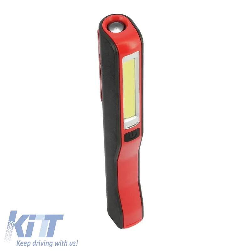 Work Light Red COB Led Mini Flashlight suitable for CAR+ 240Lm / 80Lm 3W LWLDISP