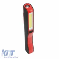 Work Light Red COB Led Mini Flashlight suitable for CAR+ 240Lm / 80Lm 3W LWLDISP-image-6299540