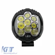 Working lamp 15Led Round With Turn Signal Indicator Ø118 10-80V 6000K 1 Piece-image-6319412