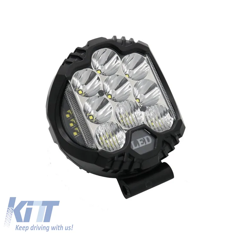 Working lamp 15Led Round With Turn Signal Indicator Ø118 10-80V 6000K 1 Piece