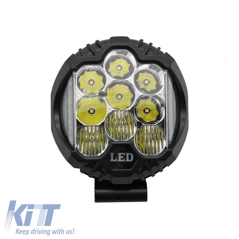Working lamp 15Led Round With Turn Signal Indicator Ø118 10-80V 6000K 1 Piece