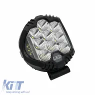 Working lamp 15Led Round With Turn Signal Indicator Ø118 10-80V 6000K 1 Piece-image-6320323