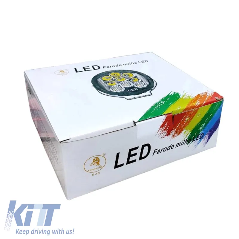 Working lamp 15Led Round With Turn Signal Indicator Ø118 10-80V 6000K 1 Piece