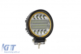 Working lamp 42Led Round Ø110 45W Combo 9-36V 2 Function AWL14 Amio