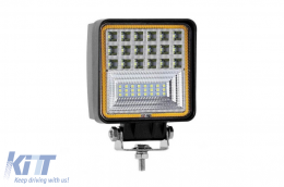 Working lamp 42Led Square 110mm x 110mm 45W Combo 9-36V AWL12 Amio