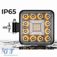 Working Lamp Mini 28 LED 9-40 Volt 90W 9000lm 6000k LEDBAR-004 1 pc-image-6317837