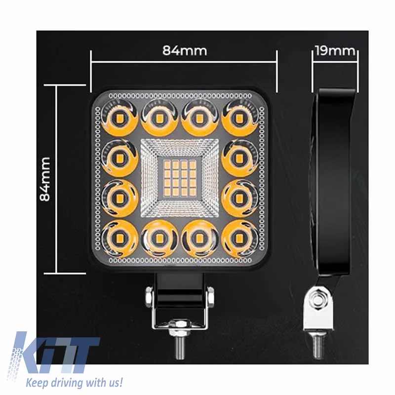 Working Lamp Mini 28 LED 9-40 Volt 90W 9000lm 6000k LEDBAR-004 1 pc