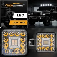 Working Lamp Mini 28 LED 9-40 Volt 90W 9000lm 6000k LEDBAR-004 1 pc-image-6318747