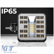 Working Lamp Mini 7-F 29 LED 9-40 Volt 90W 9000lm 6500k LEDBAR-003 1 pc-image-6317854