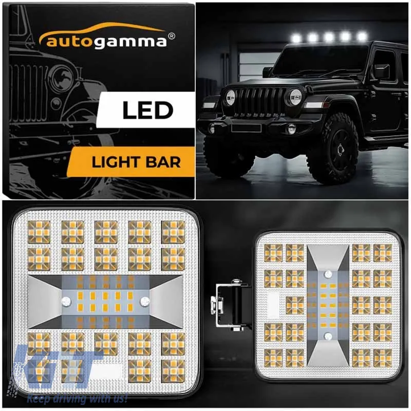 Working Lamp Mini 7-F 29 LED 9-40 Volt 90W 9000lm 6500k LEDBAR-003 1 pc