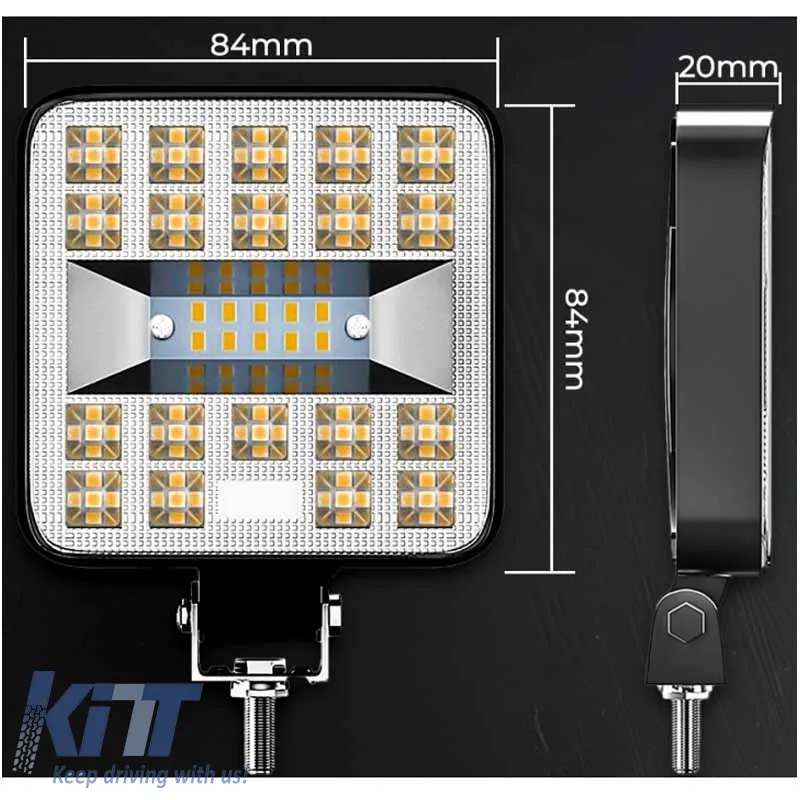 Working Lamp Mini 7-F 29 LED 9-40 Volt 90W 9000lm 6500k LEDBAR-003 1 pc