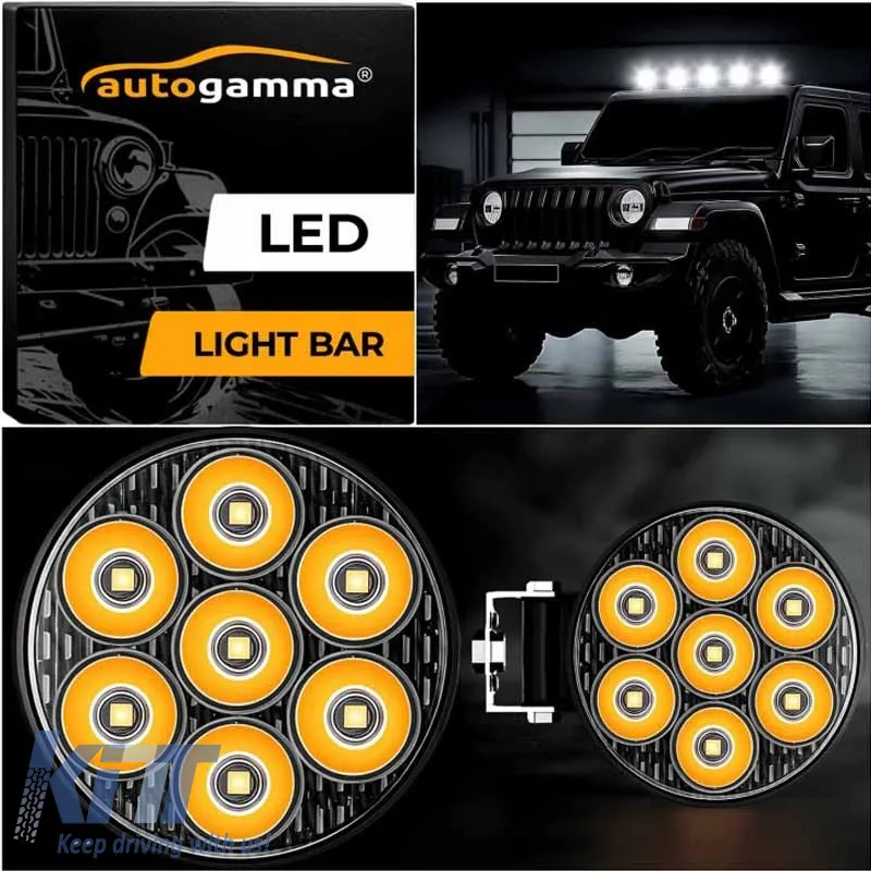 Working Lamp Mini 7-Y LED 9-30 Volt 30W 2500lm 6000K LEDBAR-002 1 pc
