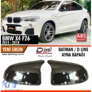 image-59-X4 F26 Batman Mirror Cover Piano Black / 2014 - 2018