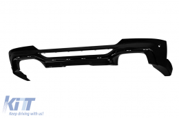 X4M-Typ Diffusor mit schwarzen Endrohren geeignet für den hinteren M Stoßfänger am BMW X4 G02 nach 2018 -oo--oo--image-6148653