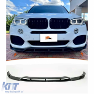image-6-X5 F15 Front Lip Piano Black ABS / 2013 - 2018 (2 Pieces)