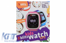 Детски часовник Xblitz с GPS Love Me Smart Watch Синьо-image-6028596