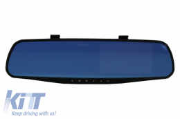 image-2-Xblitz Mirror 2016 Dash Camera Dashboard Snimač Full HD 1920x1080P, 4,3 inča, leća od 140 stupnjeva, crna