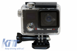 Xblitz Move Camera 4k Sport Camera Full HD 1920x1080P, 2 Inch Screen, 170 Degrees Lens, With Wi-Fi, Waterproof - XBMOVE4K
