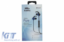 Xblitz Pure vezeték nélküli Bluetooth-os fülhallgató, Kék-image-6028523