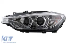 XENON fényszórók Angel Eyes BMW 3-as F30 F31 Sedan Touring (10.2011-05.2015) króm-image-6104090