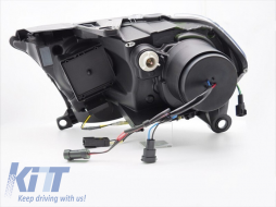 Xenon headlight kit with dynamic turn signals suitable for Dodge Durango 2010-2013 with black base-image-6238391