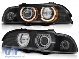 XENON HEADLIGHTS ANGEL EYES BLACK fits BMW E39 09.95-06.03 - TTHB6027730