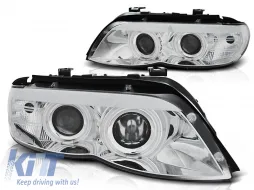 image-67-XENON HEADLIGHTS ANGEL EYES CHROME fits BMW X5 E53 11.03-06