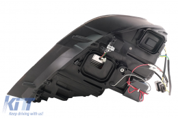Xenon Scheinwerfer Angel Eyes 3D Dual Halo Felgen LED DRL für BMW X5 E70 07-10 Schwarz-image-6074957